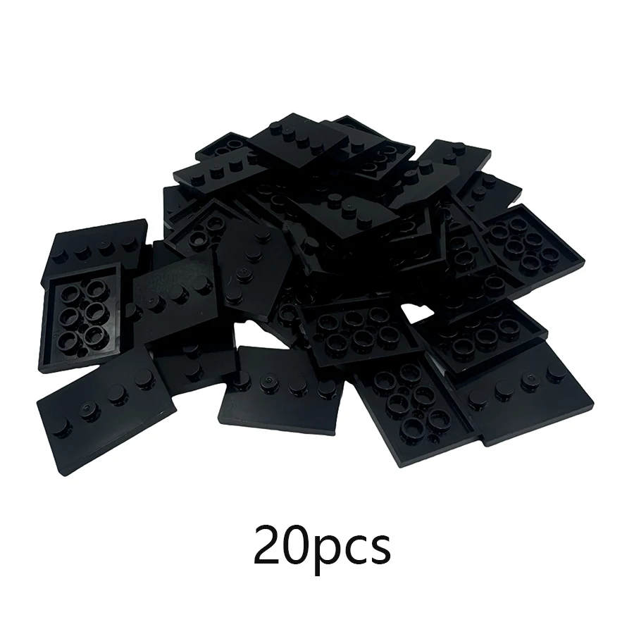 20pcs City Figures  Base Plate Display Holder DIY Building Blocks Doll Baseplate Accessory Bricks Compatible 88646