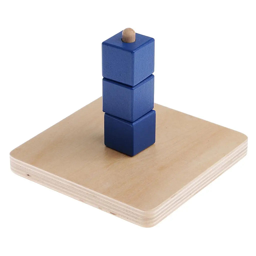 

Wooden Block Child Sorting And Filling Montessori Material Geometry Toy Learning