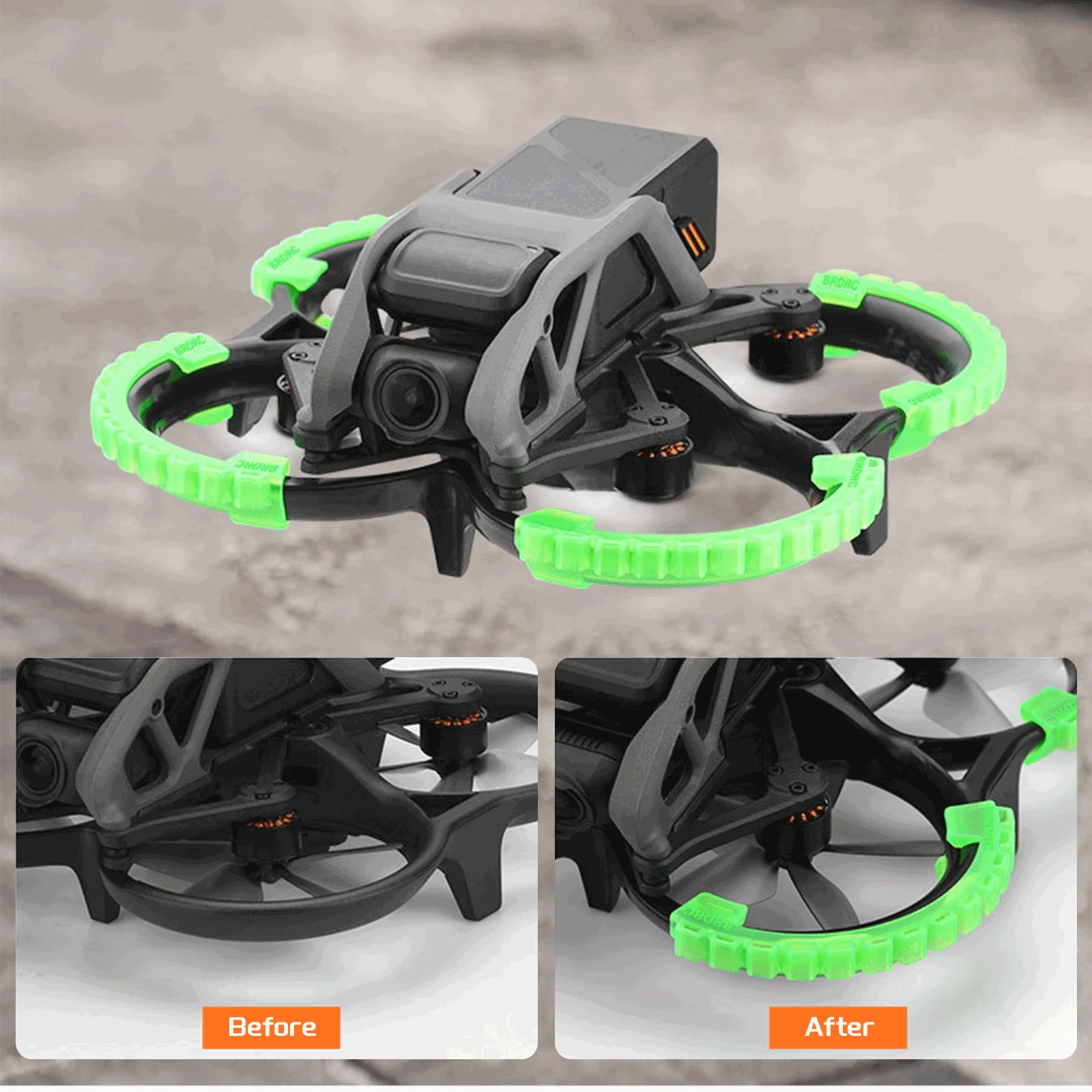 For DJI Avata 2 Protective Bumper Propeller Guard Anti-Collision Protectors Prop Bumper For DJI Avata 2 Drone Accessories