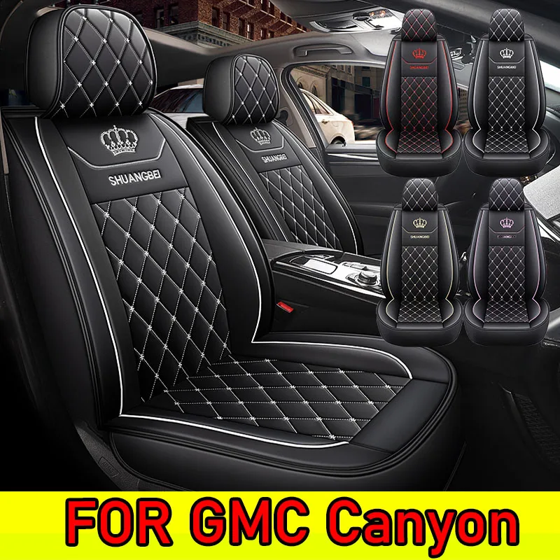 

FOR GMC CanyonCar seat cover wear-resistant waterproof artificial leather crown embroidered full wrap seat cover