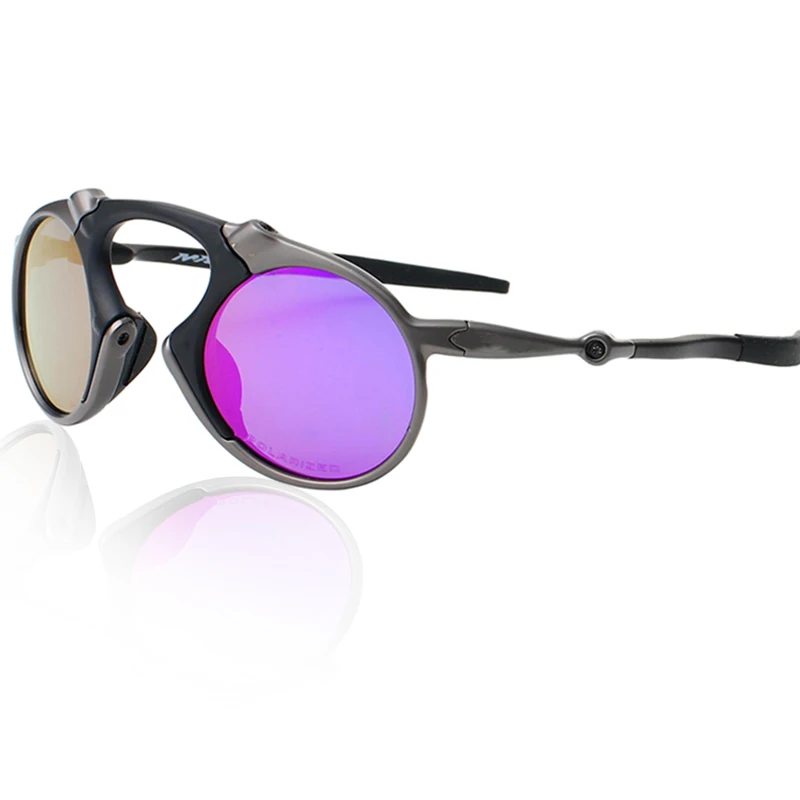 

Retro Circular Polarized Sunglasses Small Zinc Alloy Round Sun Glasses for Men UV400 Brand Sport Driving Goggles Shades