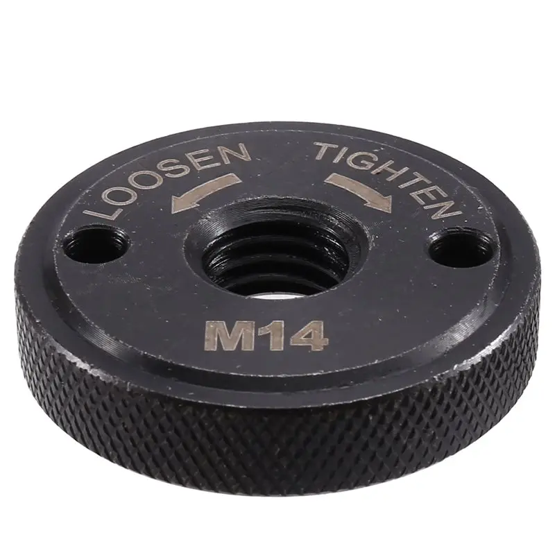 

[НОВИНКА! A93G] Фланцевая гайка для угловой шлифовальной машины M14, фланцевая гайка с резьбой M14 для угловой шлифовальной машины, фланцевая стопорная гайка для крепления отрезного диска