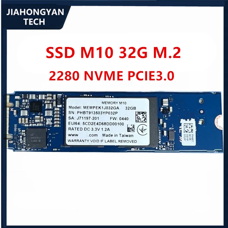 Original pour Intel optane 2ème génération M10 64G 32G 16G 2280 2242 M.2 mémoire SSD à semi-conducteurs cache d'accélération nvme tout neuf