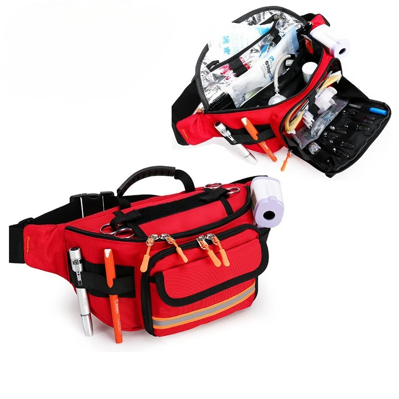 Disease Control Epidemic Prevention Medical Emergency Shoulder Bag Portable Emergency Waist Bag Portable Medical Storage Bag