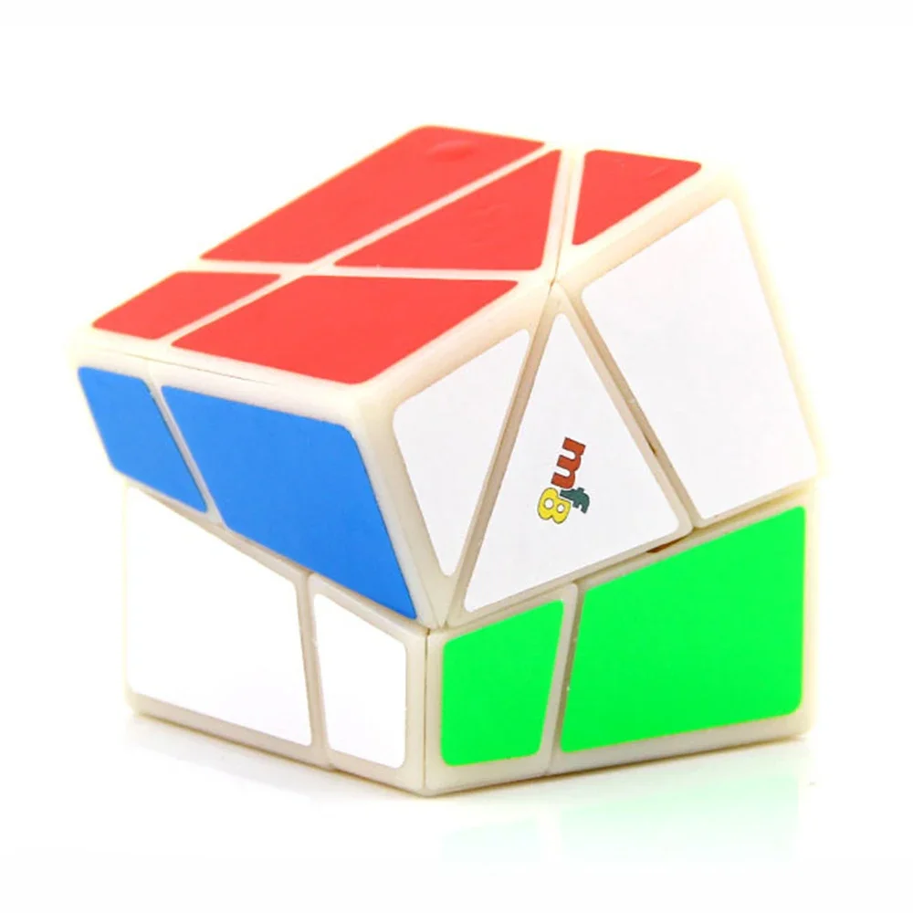 MF8 Fish Shape Skew Cube Puzzle Game Cubes Educational Toys for Children Kids Christmas Gift