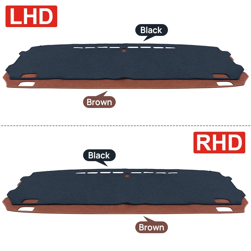 غطاء لوحة سيارة أداة مكتب الشمس الظل حصيرة وسادة عدم الانزلاق اكسسوارات لهوندا صالح جاز MK4 GR GS 2020-2024 2021 2022 2023