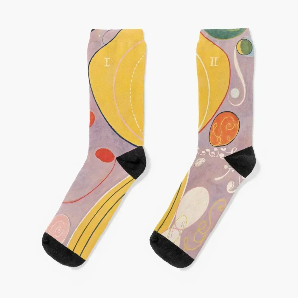 Hilma af Klint - The Ten Largest, Adulthood Socks cycling hiking christmas stocking football Socks For Girls Men's