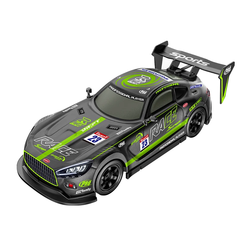 GTR 4WD 2.4G Mini RC Racing Car High Speed Off-Road Remote Control Drift Toys Spraying Alloy Vehicle for Children Kids Gift Toy