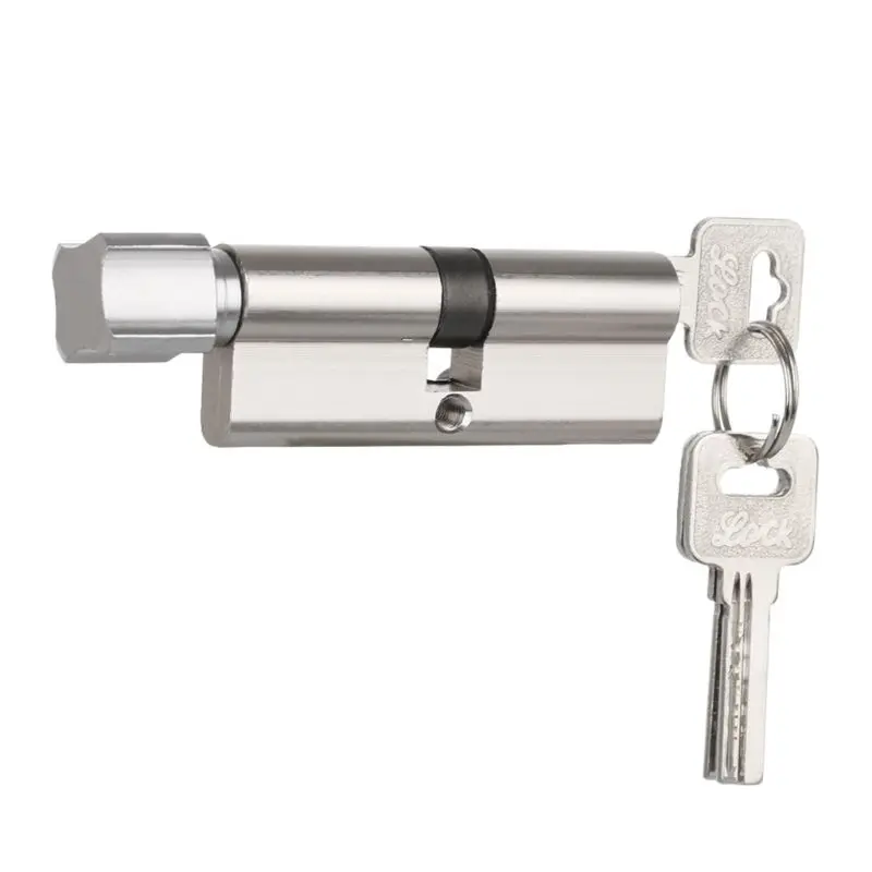 Keyed Entry Door Lock Cylinder Lockset ith 3 Keys Anti-theft Entrance Door Lock Single Open Lock Cylinder for Home