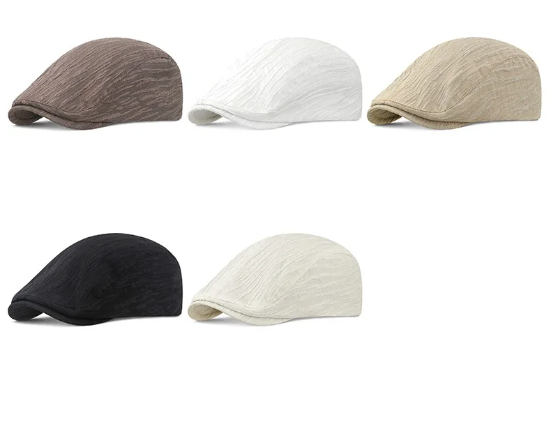 Herren Retro Gatsby Fahrer-Mütze Frühling Sommer Herbst Newsboy-Kappe Entenschnabel-Hut Lässige Baskenmütze Flache Ivy-Mützen – Detail 2