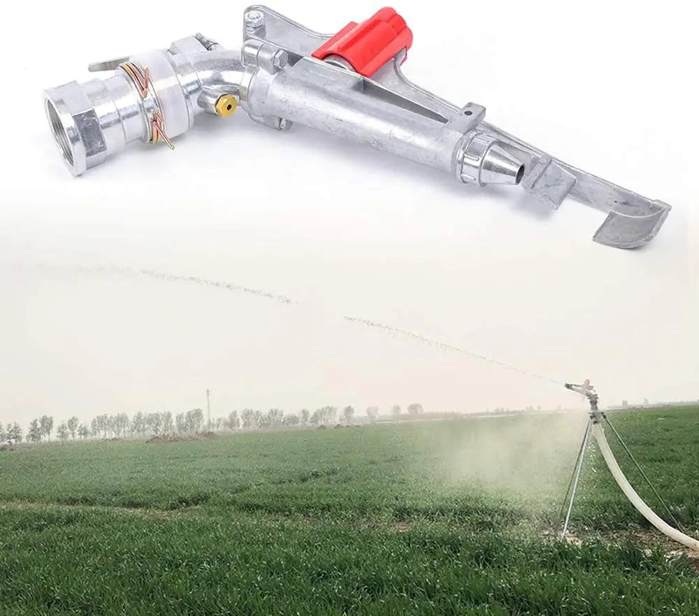 

Irrigation Spray Gun, Water Sprinkler Industrial Sprayer Head 360° Adjustable