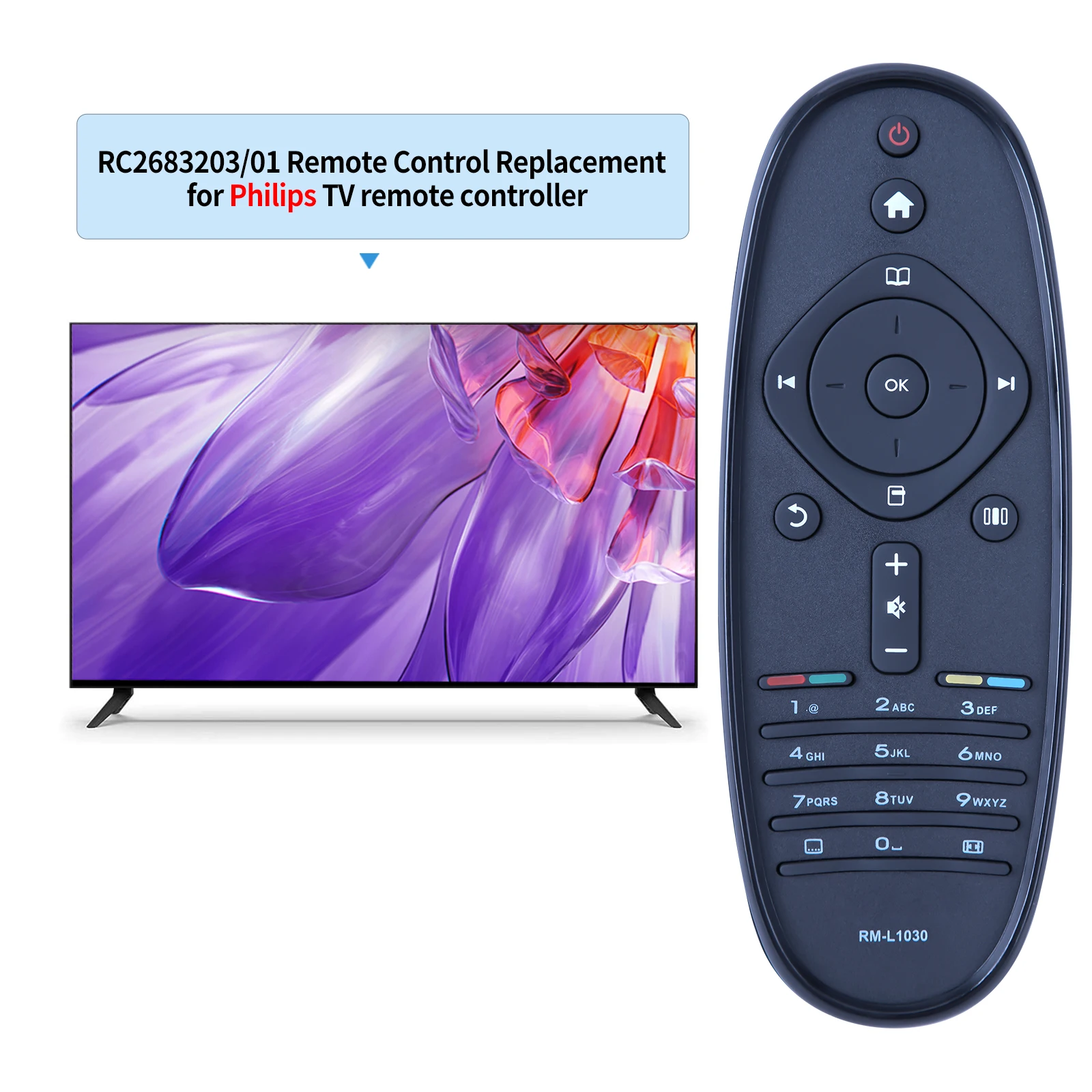 Nuovo telecomando per Philips Smart LCD LED HD TV 50 pfl7956t RC2813901/01 RC2683203/01