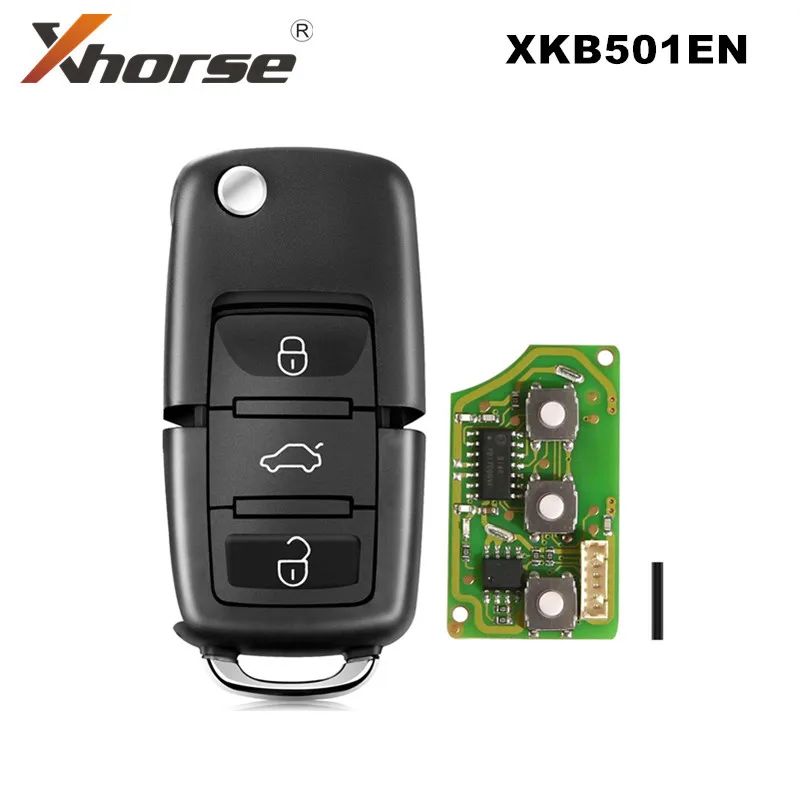 5pcs/lot Xhorse Wire Remotes XKKF21EN XKLKS0EN XKKF02EN XKB501EN XKFO01EN XKHY05EN XKTO00EN XKTO01EN for key Tool Max VVDI2