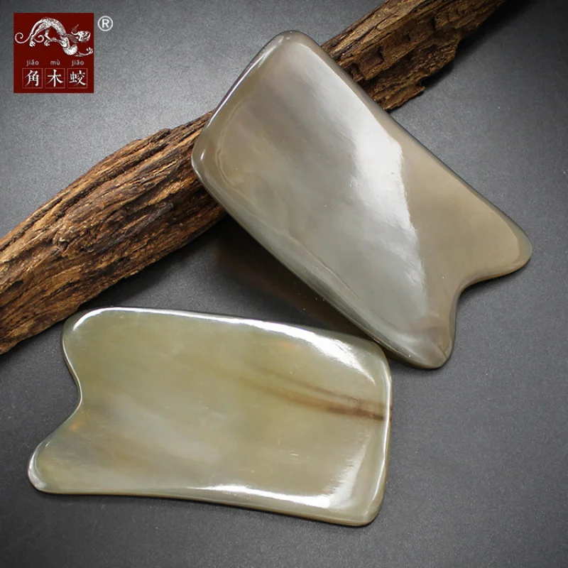 

Доска из рога яка для массажа и косметологии, квадратный скребок-инструмент