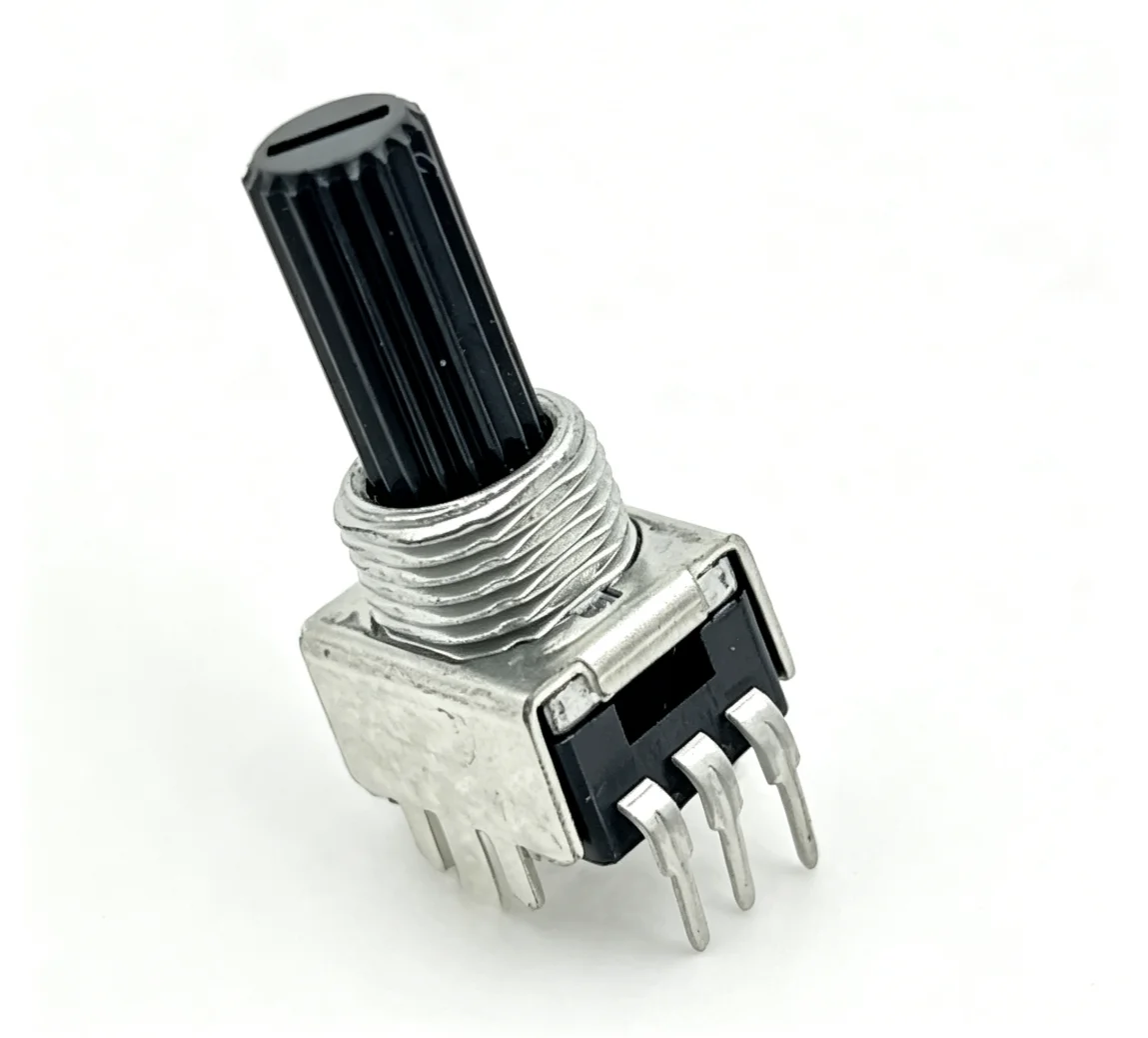 High-quality RK09 vertical potentiometer Rotary potentiometer B103 10K B503 B50K shaft length 17MM 1pcs