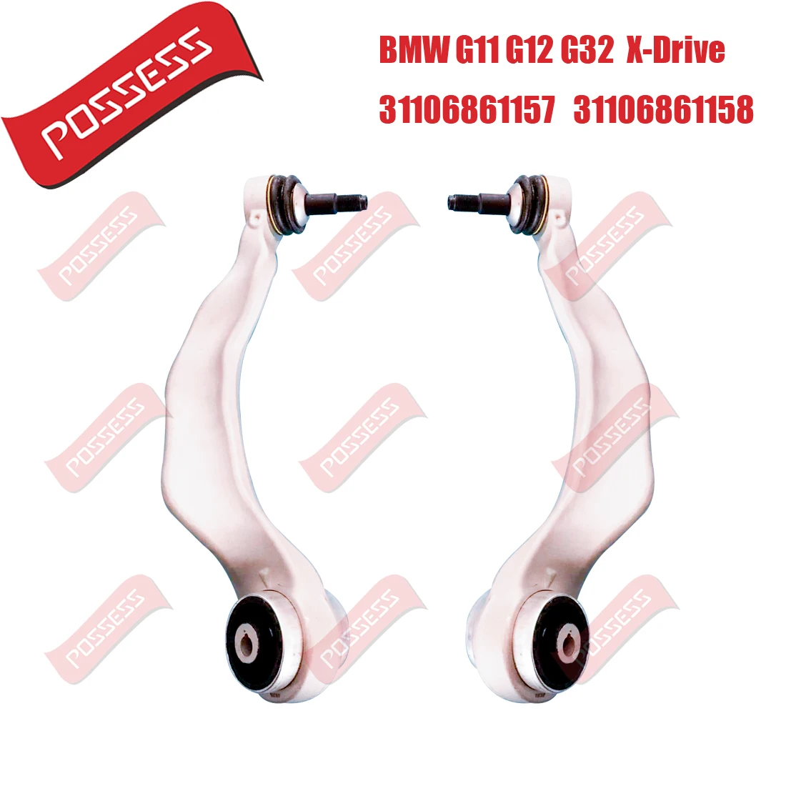 

A Pair of Front Lower Suspension Curved Control Arm For BMW 7 Series G11 G12 2015-/ 6 Series GT G32 2017-/ xDrive