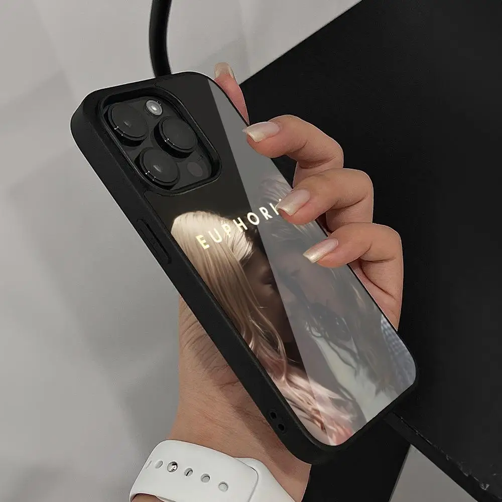 Coque de téléphone série TV américaine Euphoria pour iPhone 17 Air 16 15 14 13 12 11 Pro Max Mini Plus SE XR X – Housse PC+TPU