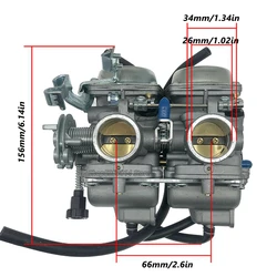 Carburetor CBT250 CA250 For Honda Rebel 250 CMX250 CMX250C CB250 CBT150 CBT125 Dual Carb ASSY