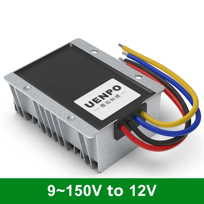 12V24V36V48V60V72V80V100V120V to 12V isolated power converter 75-150V to 12V automatic voltage rise and fall module onboard wate