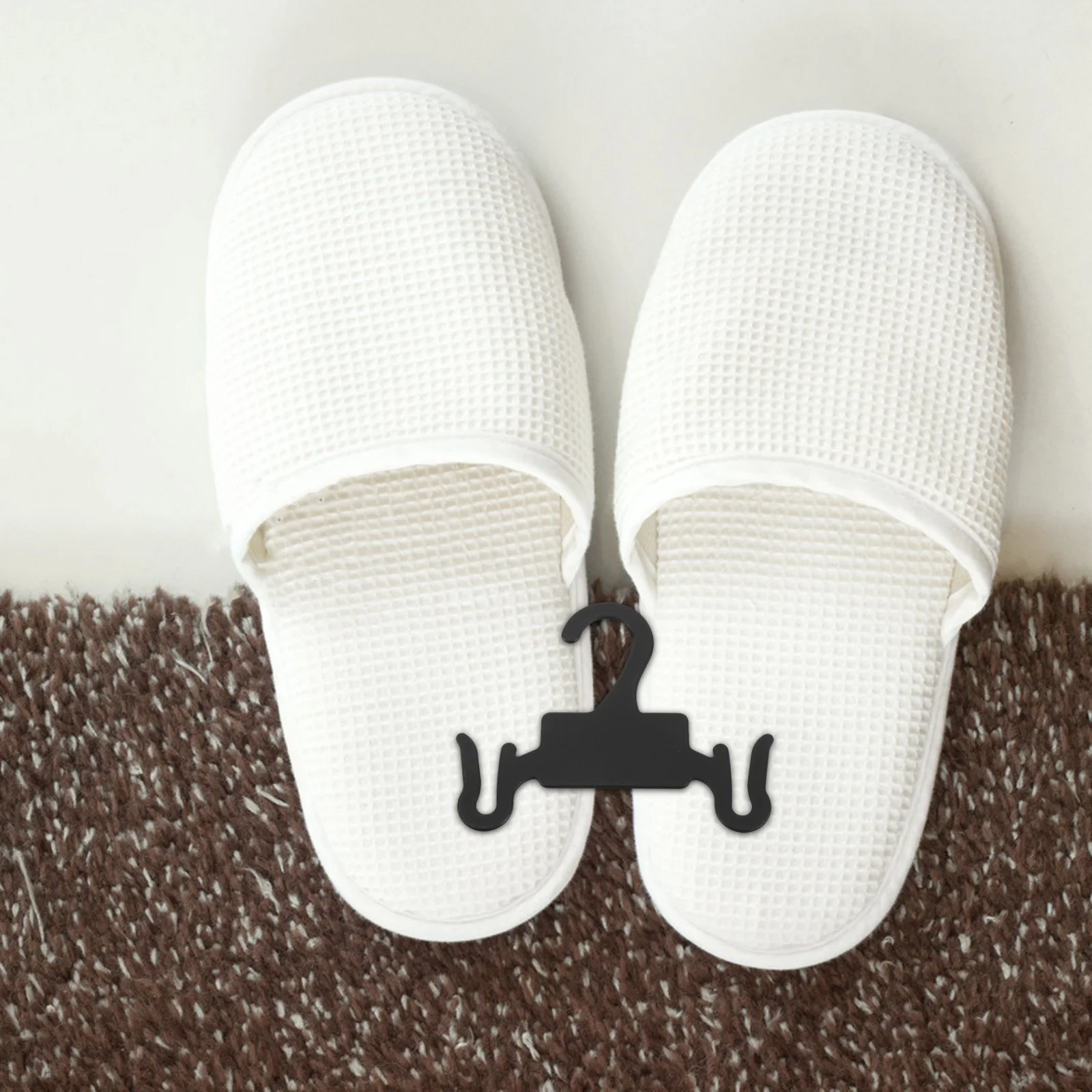 

10Pcs Shoe Hooks Multi-Functional Slippers Sandals Cotton Shoes Drying Rack for Home Supermarket Retail Display Organizer