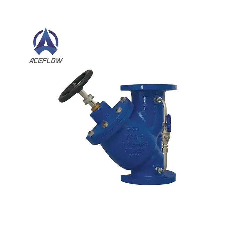 4" Carbon Steel PN16 RF Flange Gate Valve TRIPLE VALVE Control Check Valve