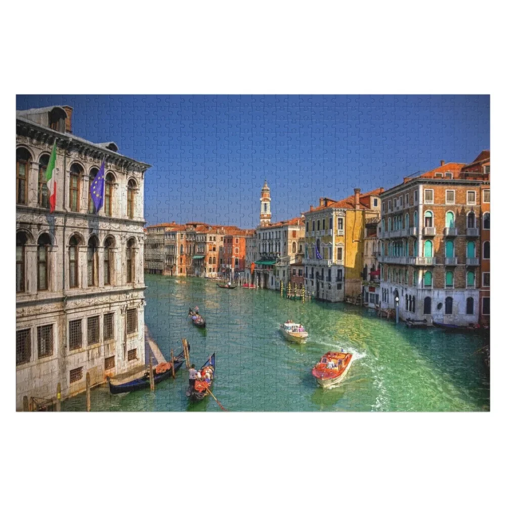 

Light Traffic on the Grand Canal Jigsaw Puzzle Customizeds For Kids Photo Custom Wooden Boxes Photo Puzzle