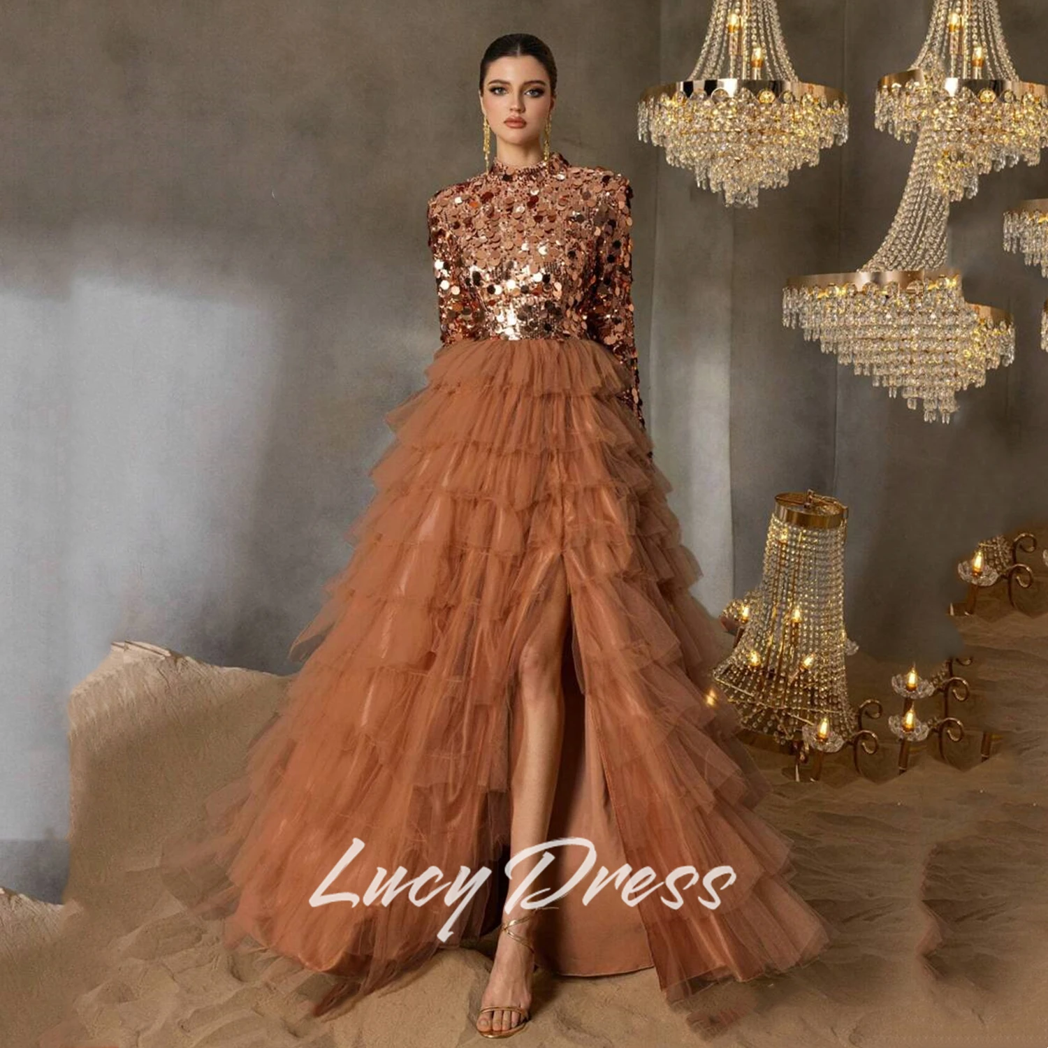 

Lucy Customized Cocktail Dress Sharon Happy Evening Dresses Luxury 2025 Wedding Party Dresses Special Occasion Dress Ball Gowns