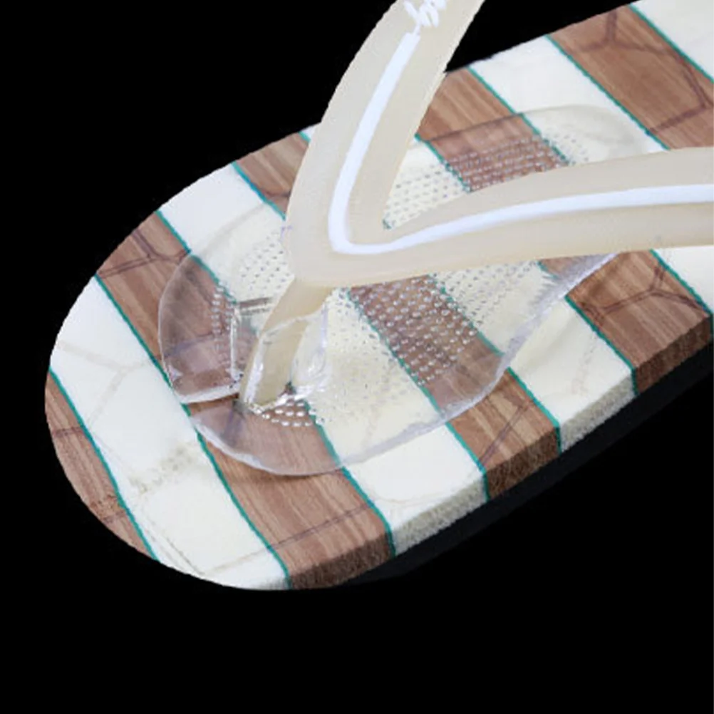 

3Pairs Flip-Flops Gel Forefoot Cushions Sandal Toe Protectors Non-Slip Insoles Pain Relief Pads Gel Metatarsal Pads