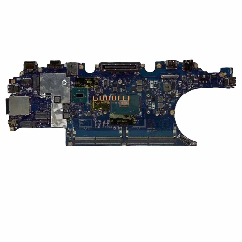 

Laptop Motherboard Notebook Mainbotad For Dell Latitude 5470 E5470 LA-C831P With I5 I7-6th CN-0792TG 0476JC 02MMKG Tested OK