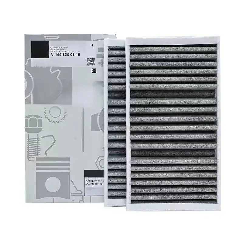 

2Pcs Cabin Air Filter A1668300318 for Mercedes GL-CLASS X166 2012-2019/M-CLASS W166 2011-2015 Model Car Built In Carbon Fiilter