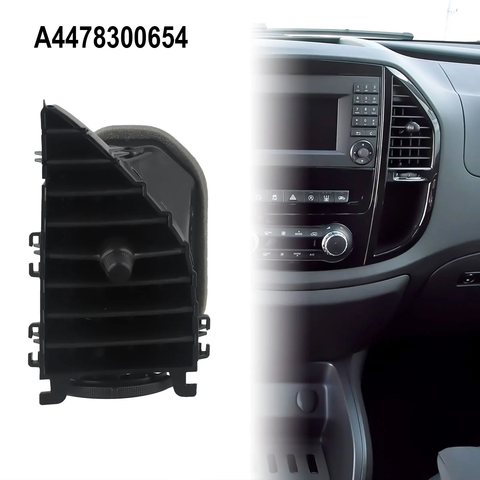 

Сменная правая центральная вентиляционная решетка для Mercedes для Vito W447 2015+ OEM номер A4478300654 Высокая совместимость