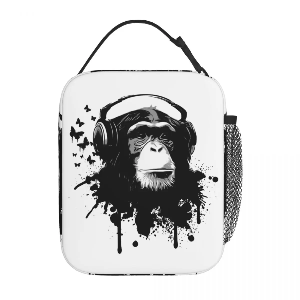 Monkey Business Thermal Insulated Lunch Bags for Work Reusable Food Container Bags Thermal Cooler Food Box