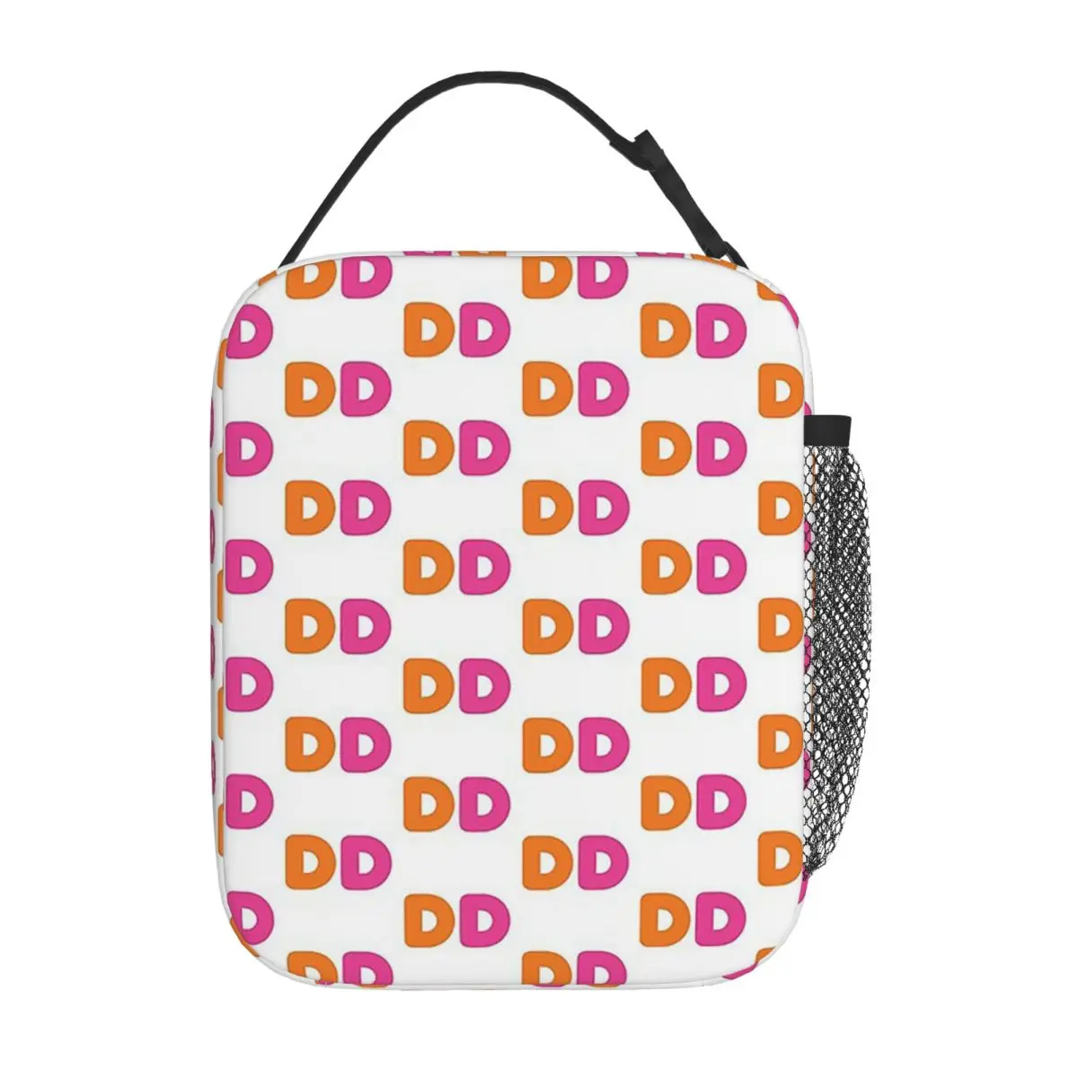 I Love Dunkin Donuts Insulated Lunch Bag for Women Kids Portable Food Boxes Thermal Lunch Box Tote