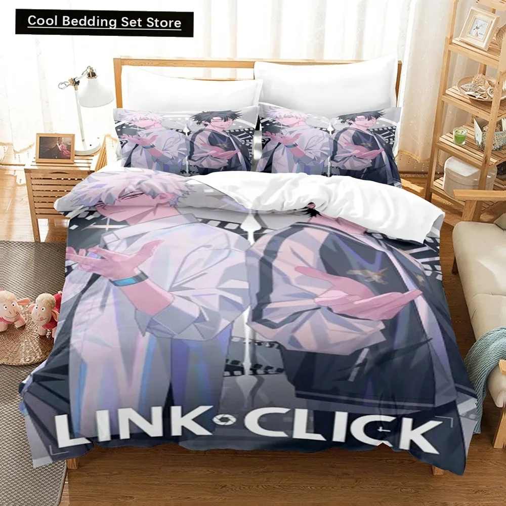 3D Anime The Link Click Bedding Sets Duvet Cover Set With Pillowcase Twin Full Queen King Bedclothes Bed Linen For Home Textiles