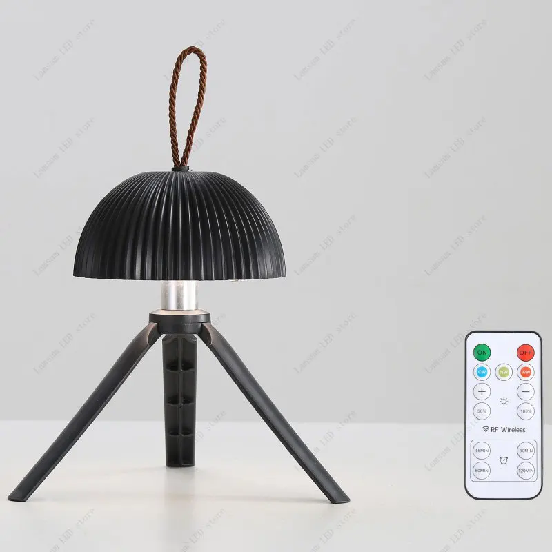 تصميم فريد من نوعه مصباح التخييم اللاسلكي الاستشعار باللمس USB قابلة للشحن اللاسلكية المحمولة مكتب ضوء عكس الضوء القراءة الخفيفة 3 ألوان