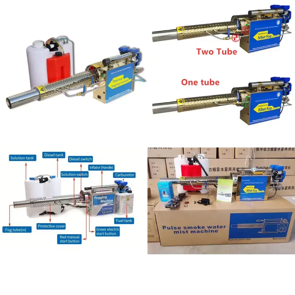 Insect Remover Agricultural Fumigation Industrial Pesticide Mosquito Fogging Machine Thermal Fog Spraying Machine for