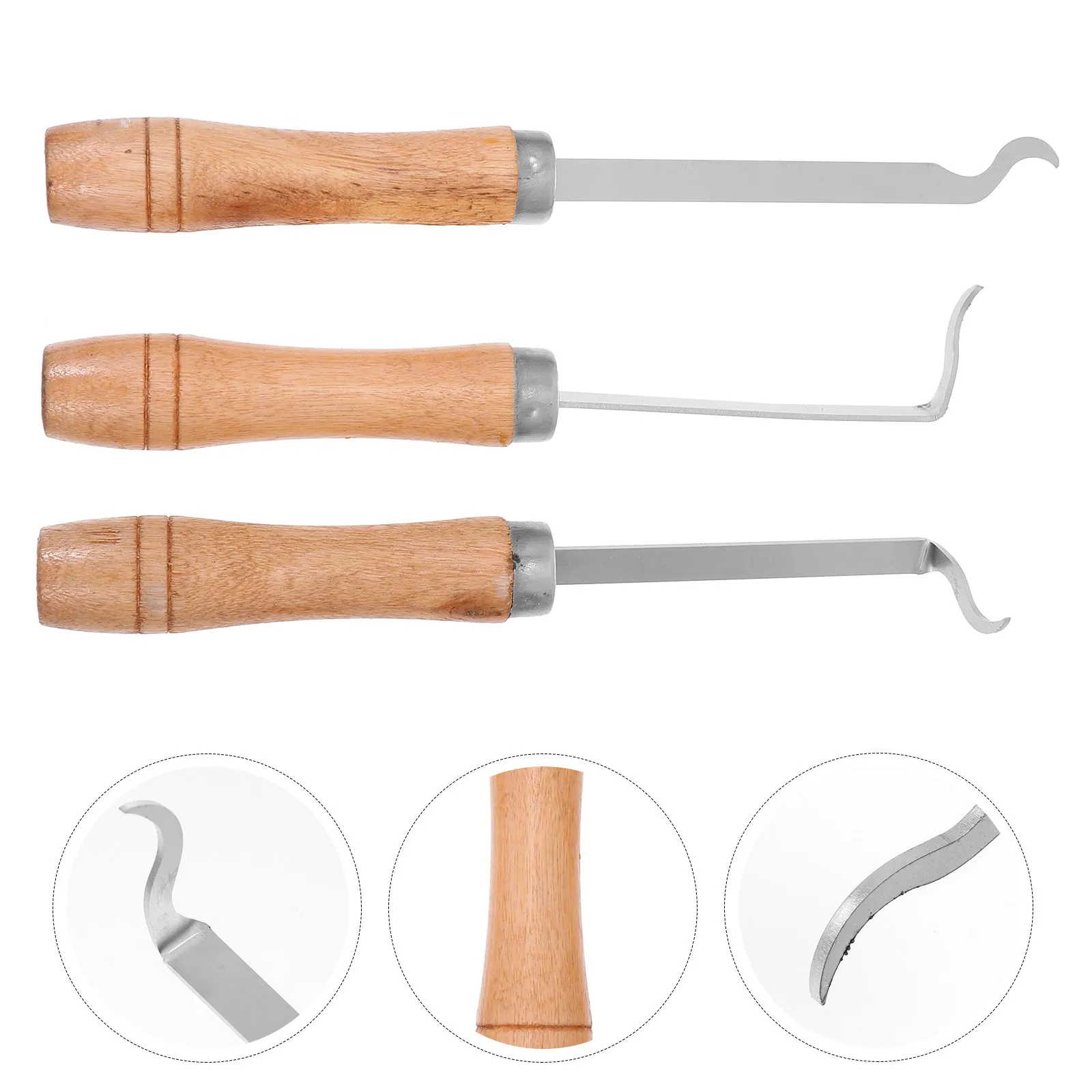 3 Pcs Cleaning Scrapers Cooker Hood Range Tools Practical Stainless Steel Kitchen