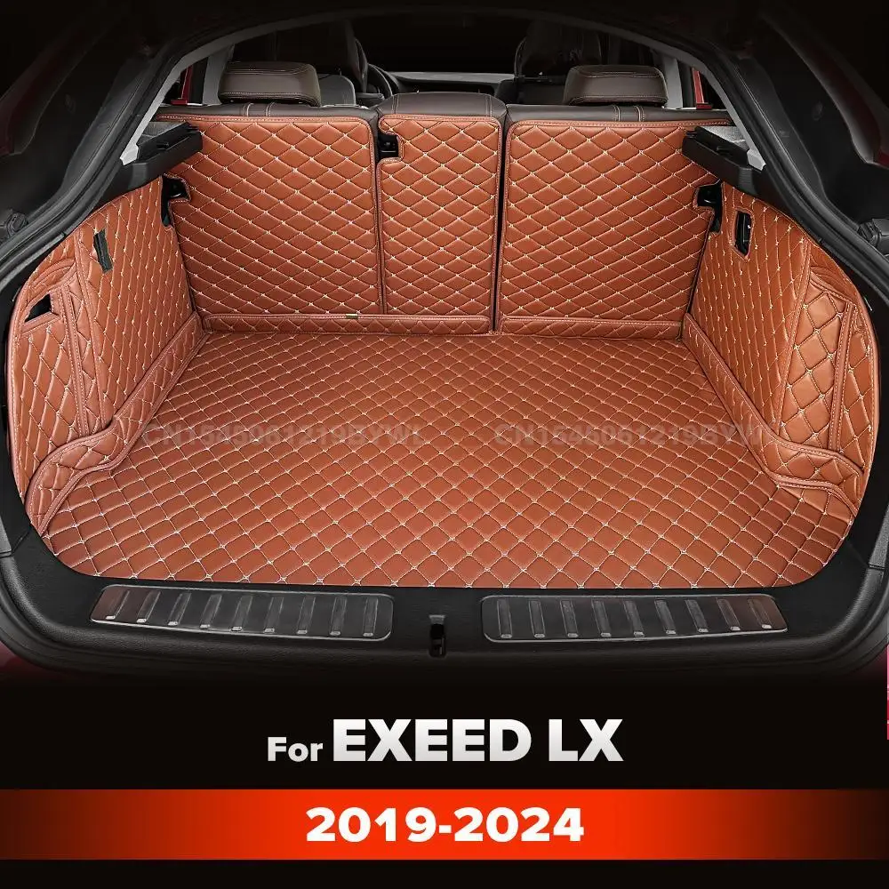 

Для EXEED LX 2019-2024 23 22 21 автоматический коврик для багажника с полным покрытием, автомобильный антигрязный коврик, защитный коврик, грузовой вкладыш, аксессуары для интерьера