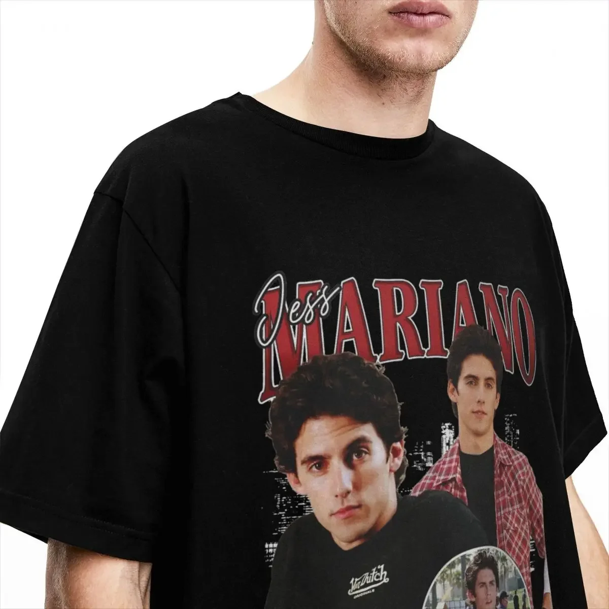 Jess Mariano Milo Ventimiglia Gilmore Girls Men Women's T Shirts Merchandise Novelty Tees T-Shirt Pure Cotton Printed Clothing