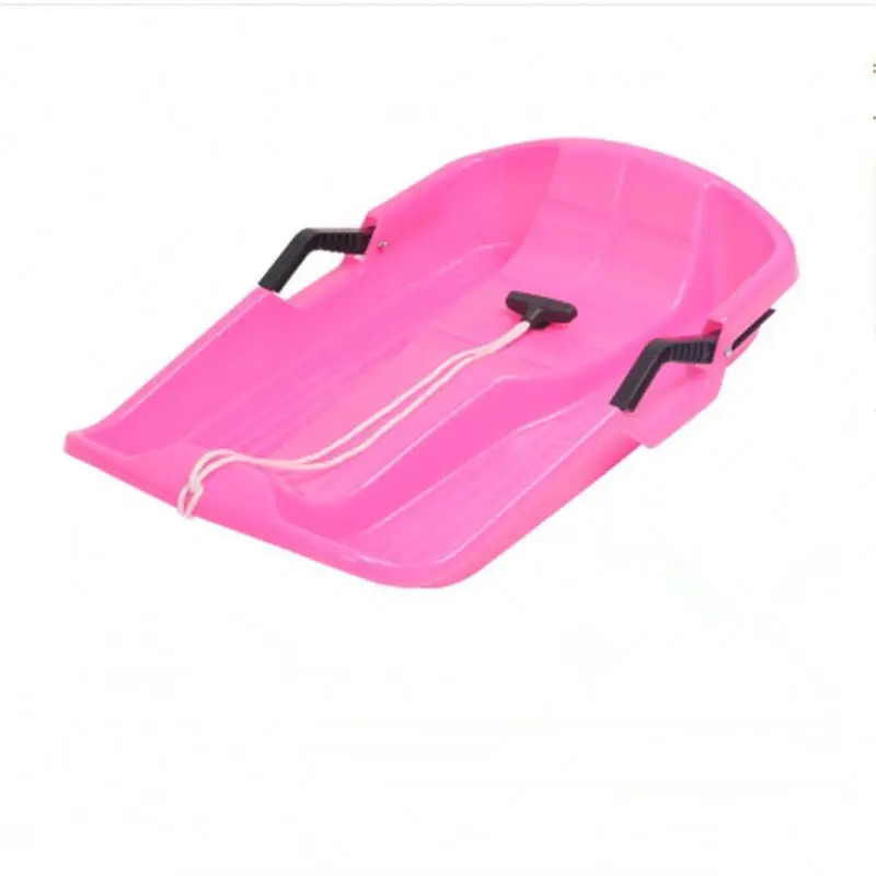 Hot Selling Plastic Fast Snow Speeder Sledge With Rope for Adults