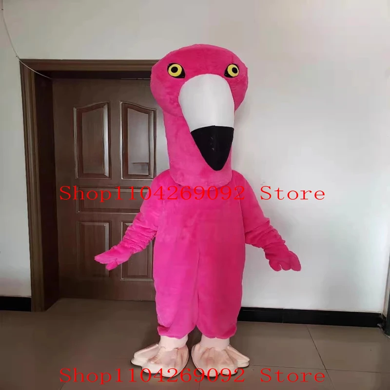 Flamingo Mascot Costume Cartoon Flamingo Mascotter Birthday Anime Cosplay Costumes Character Themed Parties Maskote Carnival