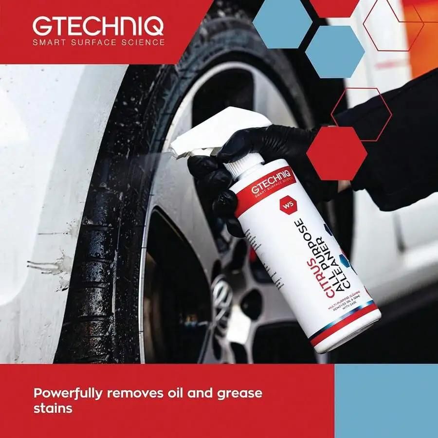 Citrus All Purpose Car Cleaner Degreaser Spray 17 Fl Oz Powerful Grease Stain Remover Easy Application For Lasting Shine