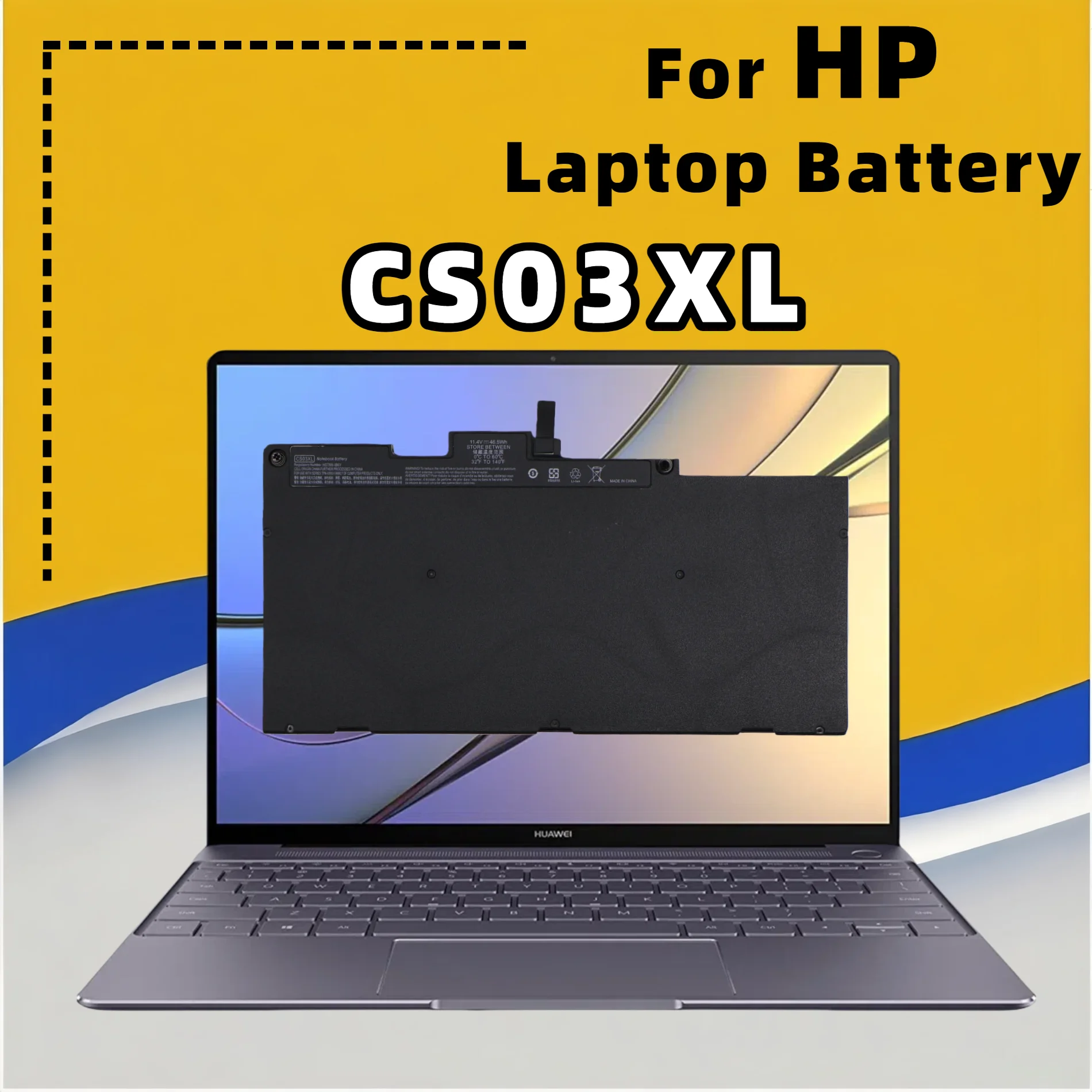 

FRLESUI For HP EliteBook 840 845 848 850 855 820 740 745 755 G2 G3 G4 Batteries CS03XL CS03 800513-00 Battery 13 months warranty