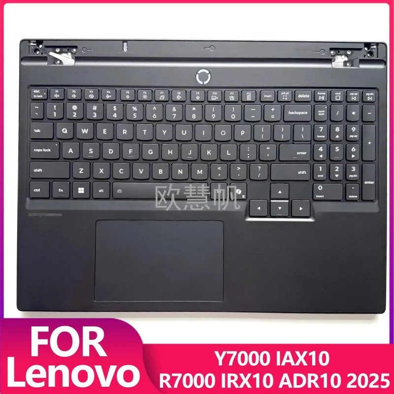 T New Repair Accessories for Y7000 IAX10 R7000 IRX10 ADR10 2025 Laptop Palmrest Upper Cover with US Backlit Keyboard