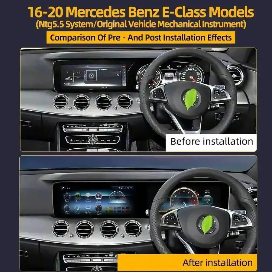 

24,6-дюймовый Android-навигатор для Mercedes Benz E-класса W213 E200 E300 2016-2020, мультимедийный видеоплеер, CarPlay, GPS, стерео, аудиосистема