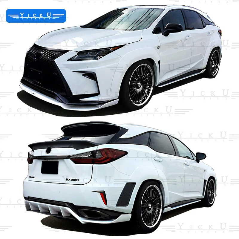 ART Body Kit Resin Front Shovel Side Skirt Rear Diffuser Tail Wing Suitable for 16-19 Lexus RX 300 F-sport 350 450