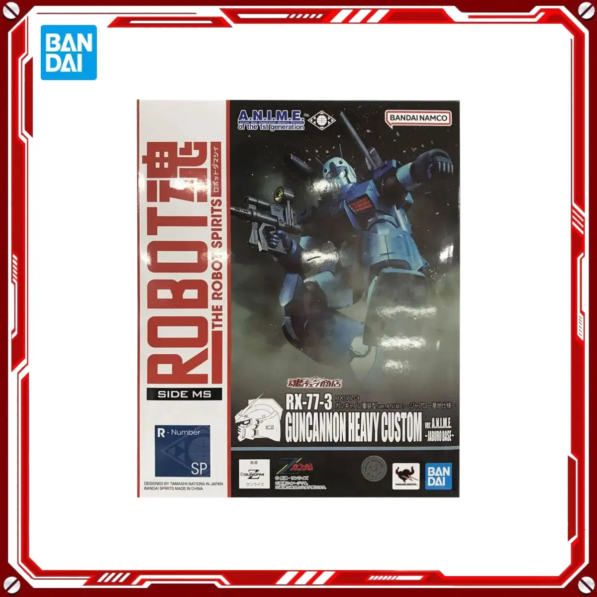 بانداي حقيقية BP طبعة محدودة أنيمي نموذج أطقم روبوت RX-77-3 Gundam اللعب عمل الشكل التجمع نموذج هدية للأطفال الحاضر