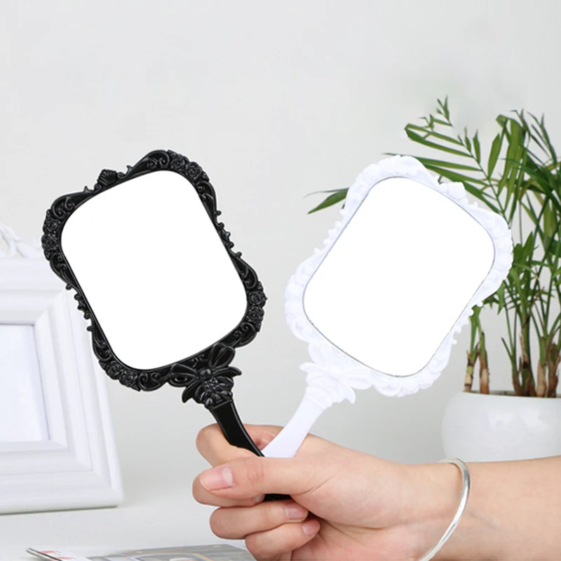 3D Stereo Retro Butterfly Hand-Held Cosmetic Mirror Desktop Makeup Decorative Mirror Hand Beauty Mirror Girl Birthday Gifts