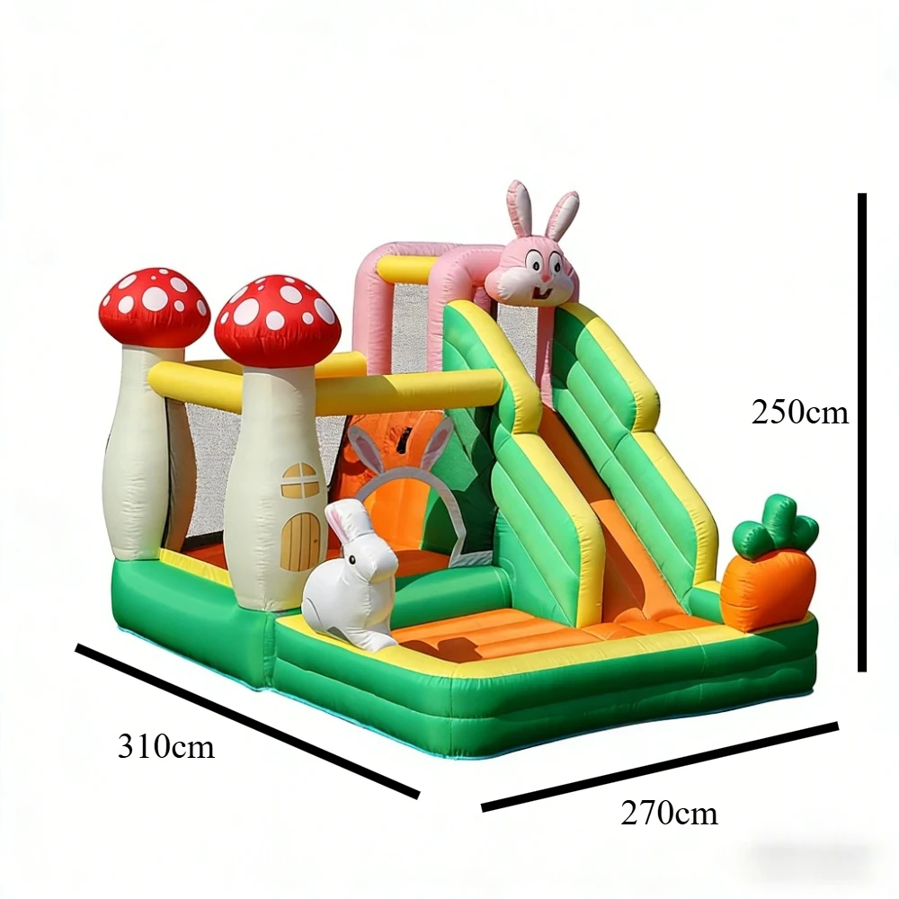 

Inflatable Castle Bounce House Slide Combo Anti Slip Jumping Castle Home Children Playground Equipment Kids Indoor Outdoor