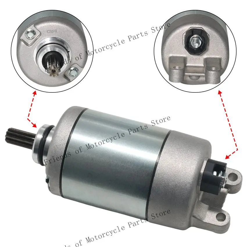 Motorcycle Electric Starter Motor For Yamaha MTN850-A MT-09 SP ABS MTM850 XSR900 Abarth MTT850 Tracer 900 GT MXT850 1RC-81890-00